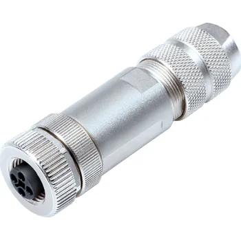 Binder 99 1632 814 04 Kabelový konektor M12 samice, kontakty: 4, 5,0-8,0 mm, stínitelný, šroubovací svorka, IP67, UL