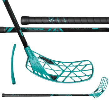 Florbalová hůl OXDOG Ultralight HES 27 TQ 103 Oval FSL MBC2 R - 103 (114) cm/Pravá ruka dole