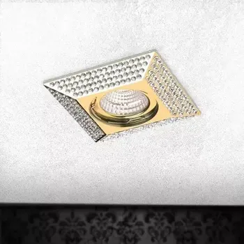 Podhledové svítidlo Piramide L zlaté