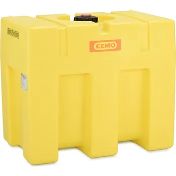 Sud Plastový sud, tvar krabice, žlutý, 600 l