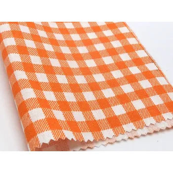 DOMESTIK 145/21375-7 KÁRO oranžové kostky 7mm / VELKOOBCHOD Ceník: VELKOOBCHOD: po celých rolích, bez odvíjení