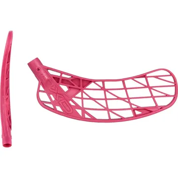 Florbalová čepel OXDOG Gate NB Bleached Red R - Pravá ruka dole/Červená/měkká - NB (PE)