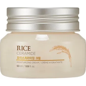 Pleťový krém THE FACE SHOP Rice & Ceramide Moisturizing Cream (50ml) lehký hydratační krém s ceramidy