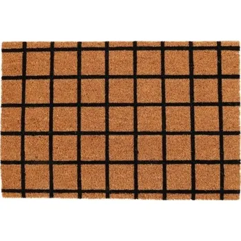 Rohožka Kokosová rohožka Square, 39 x 59 cm, béžová