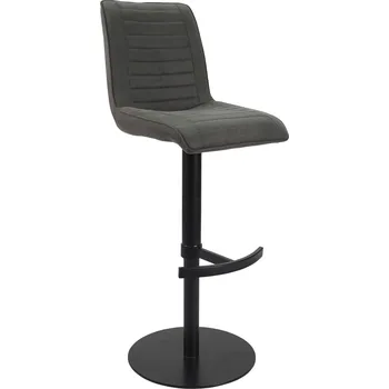 Barová židle Šedá barová židle Alavus 42 x 88/113 x 52 100 % polyester, kov