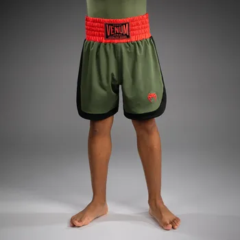 DĚTSKÉ boxerské šortky Venum Classic - Army Green/Orange Velikost: 8 let
