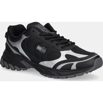Dámské tenisky Tenisky Tommy Jeans TJW OUTDOOR RUNNER dámské, černá barva, EN0EN02859 99X, EUR 41