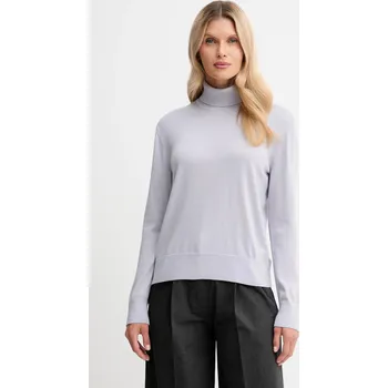 Dámské oblečení Svetr s příměsí vlny Calvin Klein LV044D371G fialová 04X, vel. XS