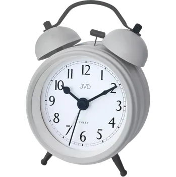 Budík JVD Ručkový analogový netikající budík JVD SRP2218.3 s mechanickým zvoněním