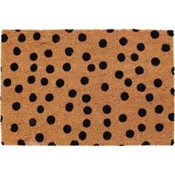 Rohožka Kokosová rohožka Point, 39 x 59 cm, béžová