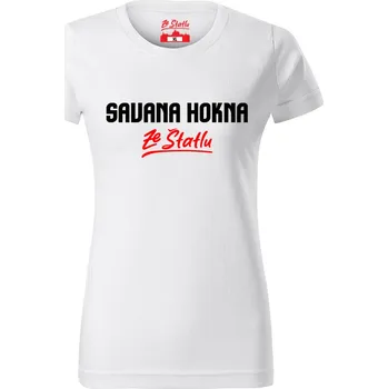 Dámské tričko Dámské tričko - Savana hokna Bílá XXL