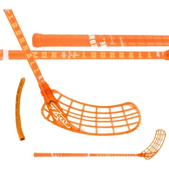 Florbalová hůl ZONE Stick Zuper Air JR 35 Lava Orange 83 cm L - 83 (94) cm/Levá ruka dole