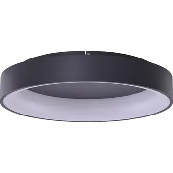 Moderní LED stropní svítidlo Solvent R 80 šedé s dálkovým ovladačem