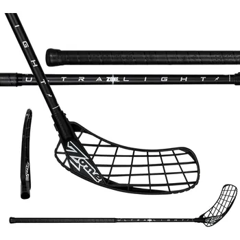 Florbalová hůl ZONE Stick Hyper Air Ultralight 29 All Black 96 cm R - 96 (107) cm/Pravá ruka dole