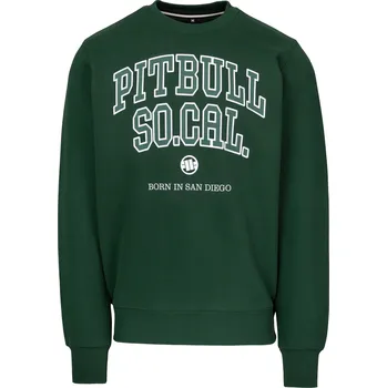Pánská mikina PitBull West Coast - pánská mikina SO CAL zelená 3XL