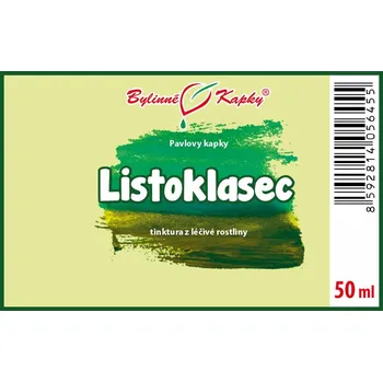 Doplněk stravy Bylinné kapky s.r.o. Listoklasec (TCM) - Pavlovy bylinné kapky (tinktura) 50 ml
