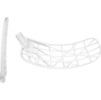 Florbalová čepel UNIHOC Evolite hard PE White R - Pravá ruka dole/Bílá/tvrdá - hard (PE-H)