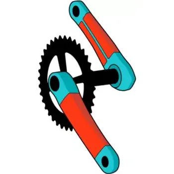 rám kola RideWrap set ochranných fólií na MTB kliky 60 % pokrytí lesklá