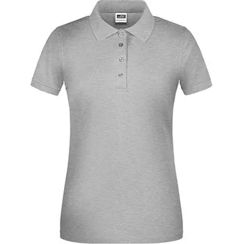 Dámské tričko James&Nicholson Dámská polokošile JN873 Grey Heather L
