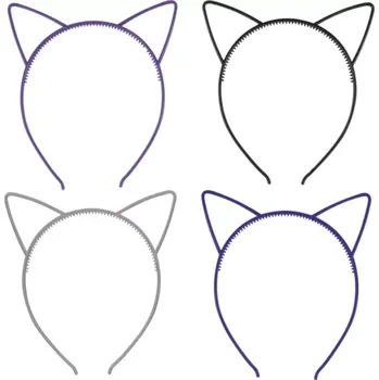 Party dekorace Čelenka kočíčí uši 4 ks