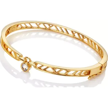 Náramek Pozlacený stříbrný náramek HD x Golden Edit Revolve DC222