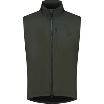 Běžecké oblečení Termoizolační cyklistická vesta Rogelli ADVNTR INSULATED VEST, khaki M