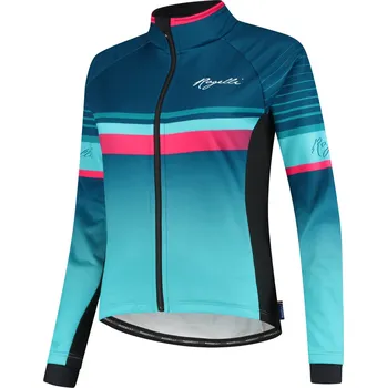 stojánek na kolo Dámská softshellová bunda Rogelli IMPRESS, modro-růžová S