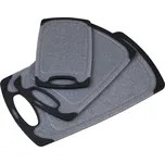 KESPER Prkénko krájecí sada 3ks šedé plast