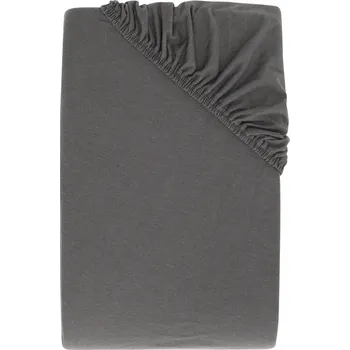 Prostěradlo LIVARNO® Žerzejové napínací prostěradlo, 90-100 x 200 cm (šedá)