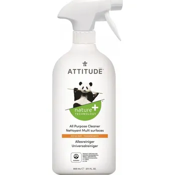 Prací prostředek Attitude univerzální čistící prostředek s vůní citronové kůry s rozprašovačem 2 l