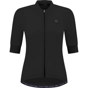 stojan na kolo Dámský cyklodres z prémiových vláken Rogelli SIGNATURE s krátkým rukávem, černý S