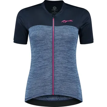čištění řetězu Dámský cyklodres Rogelli MELANGE s krátkým rukávem, modro-růžový M