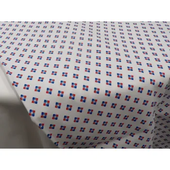 DOMESTIK 145/A1507 ČTVERCE BLUE32 andílky do zdravotnictví 150cm / METRÁŽ NA MÍRU