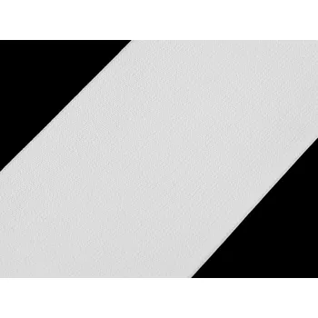 Textilní guma Pruženka měkká šíře 85 mm bílá 1 m