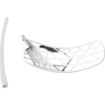 Florbalová čepel OXDOG FSL (Fast Shoot Light) Carbon MBC white R - Pravá ruka dole/Bílá/středně tvrdá - MB (PP)