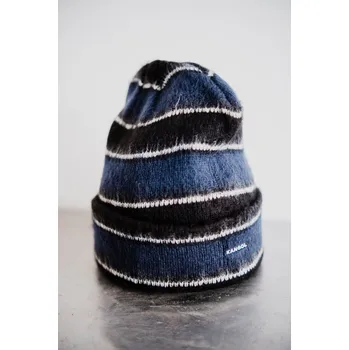Zimní čelenka Kulich Kangol - Fuzzy Stripe Beanie - Black