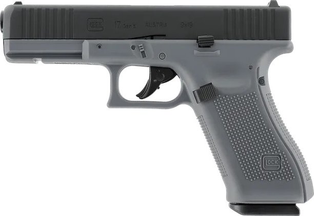 Vzduchová pistole UMAREX Glock 17 Gen 5 CO₂ BLOWBACK 4,5mm Tungsten Gray
