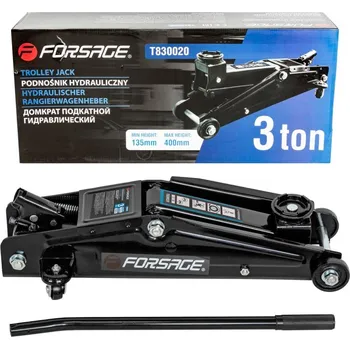 zvedák Forsage Hydraulický nízkoprofilový vozíkový zvedák 3 t (žába)