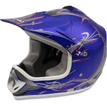 Leramotors Moto přilba NITRO EXTREME ENDURO JUNIOR - modrá - 0,95 kg M