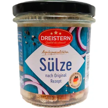 Konzervované maso DREISTERN SÜLZE nach Original Rezept - aspik ( sulc) originál - 280g