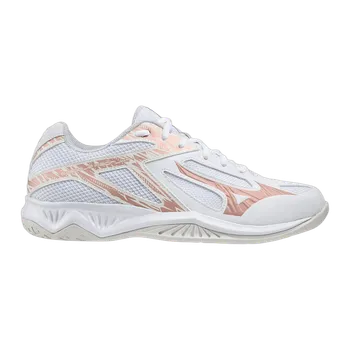 Dětská sálová obuv MIZUNO Lightning Star Z6 JR White/Rose/SnowWhite 6 UK - 6 UK - 39 EUR - 25 cm