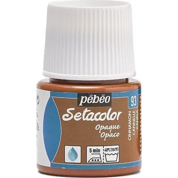 Speciální výtvarná barva Pébéo Setacolor Barva na látky 93 Cinnamon 45 ml 1 ks