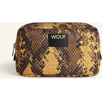 Kabelka Wouf Dámská Kosmetická Taštička Blush Leopard, tmavě hnědá /...