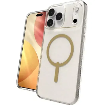 Pouzdro na mobilní telefon ZAGG Ochranný kryt Milan Snap Apple 17 Pro Max Glitter Gold