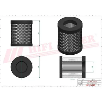 Příslušenství pro zahradní traktor Vzduchový filtr SA 12813 HIFI