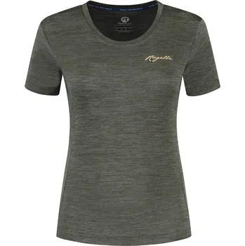 Moto rukavice Dámské sportovní tričko Rogelli KYA s ventilací pod paží, khaki L