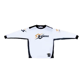 Florbalový dres BLINDSAVE Goalie jersey X White XXL - XXL