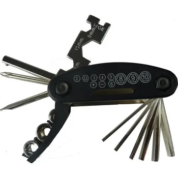 Cyklo nářadí klíče multi HAVEN - zavírací černá