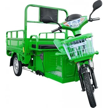 Elektrotříkolka ELEKTRICKÁ TŘÍKOLKA ADVENTO ZELENÁ VČ. REDUKCE RYCHLOSTI, 32AH BATERIE VČ. NABÍJEČKY