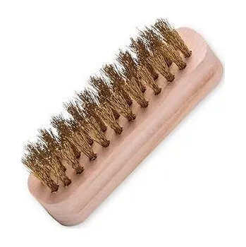 Drátěný kartáč Kartáč na semiš mosaz vlnitá 0,25 Tříř.-krátký b80 - KR1121124